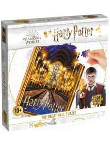 Пъзел Winning Moves: Harry Potter - Голямата зала, 500 части