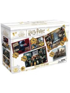 Комплект пъзели Winning Moves: Harry Potter 5 в 1