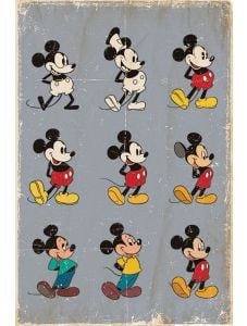 Макси плакат Pyramid - Mickey Mouse (Evolution)