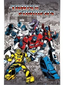 Макси плакат Pyramid - Transformers G1 (Retro comics)