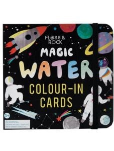 Детски карти за оцветяване Floss & Rock Magic Water - Космос
