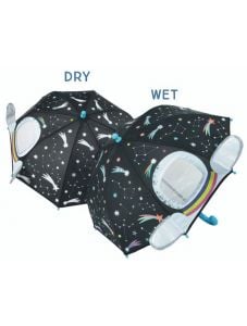 Детски магически чадър Floss & Rock, 3D Colour Changing Umbrella, Space - Космонавт