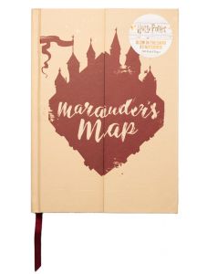 Тефтер Harry Potter Marauders Map, светещ в тъмното