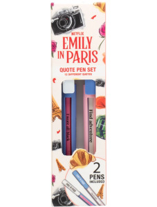 Комплект химикалки с цитати Blue Sky - Emily in Paris