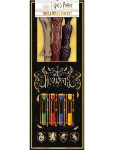Комплект химикалки магическа пръчица Harry Potter, 3 бр.