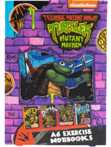 Комплект тетрадки Teenage Mutant Ninja Turtles A6, 4 бр.