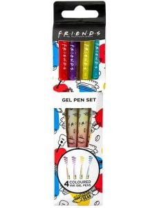 Комплект гел химикалки Friends, 4 бр.