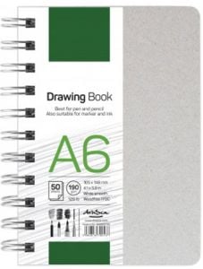 Скицник Drasca Drawing Book А6, 50 листа
