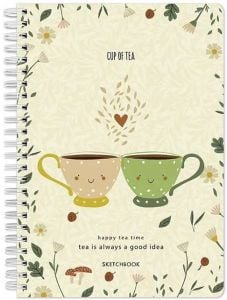 Скицник Drasca Happy Tea Time: Cup of Tea, A5 60 листа