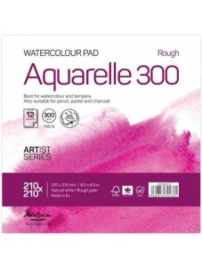 Скицник Drasca Watercolour Pad Aquarelle, 12 бели листа, 21 х 21 см.
