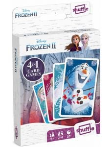 Карти за игра Cartamundi: 4 игри в 1 - Frozen II