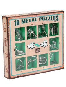 Комплект 3D метални пъзели Eureka, зелена кутия