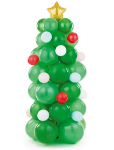 Букет от балони PartyDeco - Коледна елха