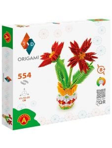 Творчески комплект за 3D оригами Alexander - Саксия с цветя
