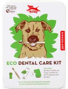 Комплект Kikkerland - Грижа за зъбите на кучето