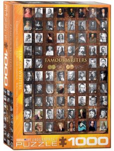 Пъзел Eurographics - Известни писатели, 1000 части