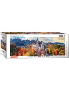 Панорамен пъзел Eurographics - Замъкът Нойшванщайн през есента, 1000 части