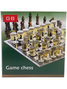 Стъклен шах с шотове