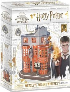 3D пъзел Cubic Fun Harry Potter - Магазинът на Фред и Джордж Уизли, 62 части