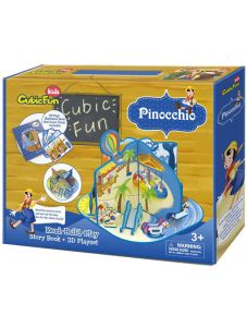 3D пъзел Cubic Fun - Пинокио, 36 части