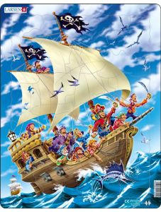 Детски пъзел Larsen: Пирати, 30 части