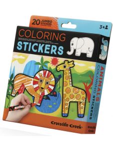 Стикери за оцветяване Crocodile Creek – Диви животни