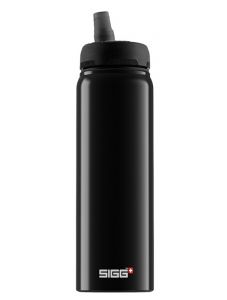 Черна алуминиева бутилка Sigg NAT, 0.750 л.