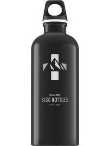 Алуминиева бутилка Sigg Mountain Black, 0.600 л.