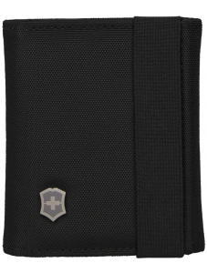 Портфейл Victorinox Tri-Fold RFID, черен
