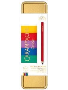 Комплект моливи Caran d'Ache Maxi Graphite, 5 бр.