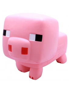 Антистрес фигурка Minecraft Mighty Mega Squishme S1- Pig, 25 см.