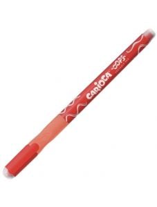Химикалка Carioca Oops с изтриваемо мастило, червена