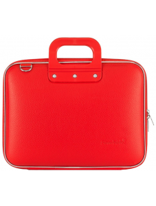 Чанта за лаптоп Bombata - Medio Classic, 13-14 инча, червена