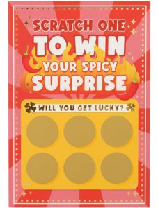 Скреч картичка Legami Spicy Surprise