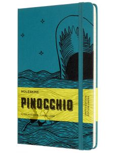 Класически тефтер Moleskine Pinocchio The Dogfish с твърди корици и линирани страници