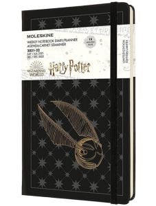 Тефтер - органайзер Moleskine Weekly Harry Potter за 18 месеца - юли 2021 / декември 2022 г. с твърди корици