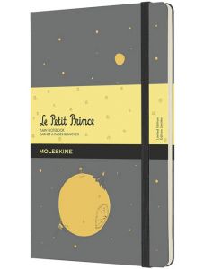 Тефтер Moleskine Limited Edition Le Petit Prince с нелинирани страници, сив