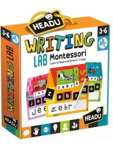 Образователна игра Headu Montessori - Лаборатория за писане