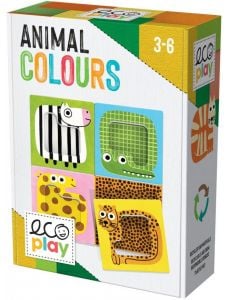 Образователна игра Headu Ecoplay - Цветовете на животните