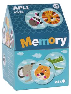 Детска мемори игра Apli Kids - Сафари животни