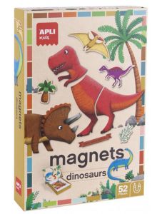 Детска магнитна игра Apli Kids - Динозаври