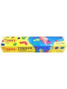 Комплект бои за рисуване с пръсти Jovi, 5 цвята