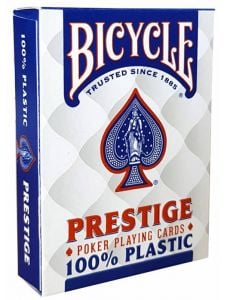 Карти за игра Bicycle Prestige Rider Back 100% Plastic Jumbo Index
