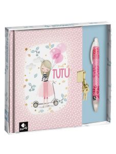 Комплект Busquets Pink Tutu таен дневник и химикалка