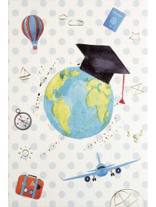 Картичка Busquets за дипломиране: Светът е пред теб