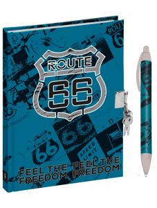 Комплект Busquets Route 66 2021 таен дневник и химикалка