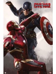 Голям плакат Marvel Captain America Civil War