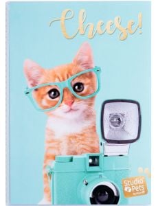 Джобен албум за снимки - Котка с фотоапарат