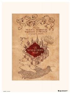 Мини плакат Harry Potter - The Marauder's Map
