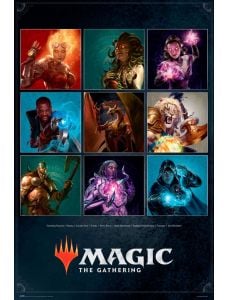 Голям плакат Magic The Gathering Characters